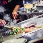 L&L Hibachi Chef Griddle Cooking